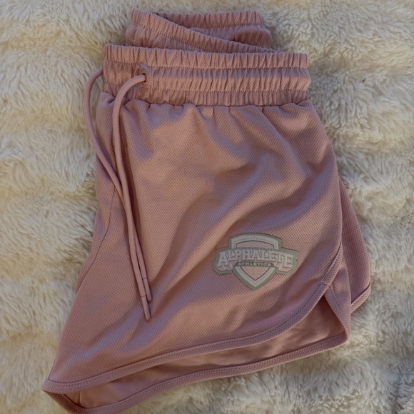 Pink Alphalete Lounge Gym Shorts Size Small - Picture 5 of 6
